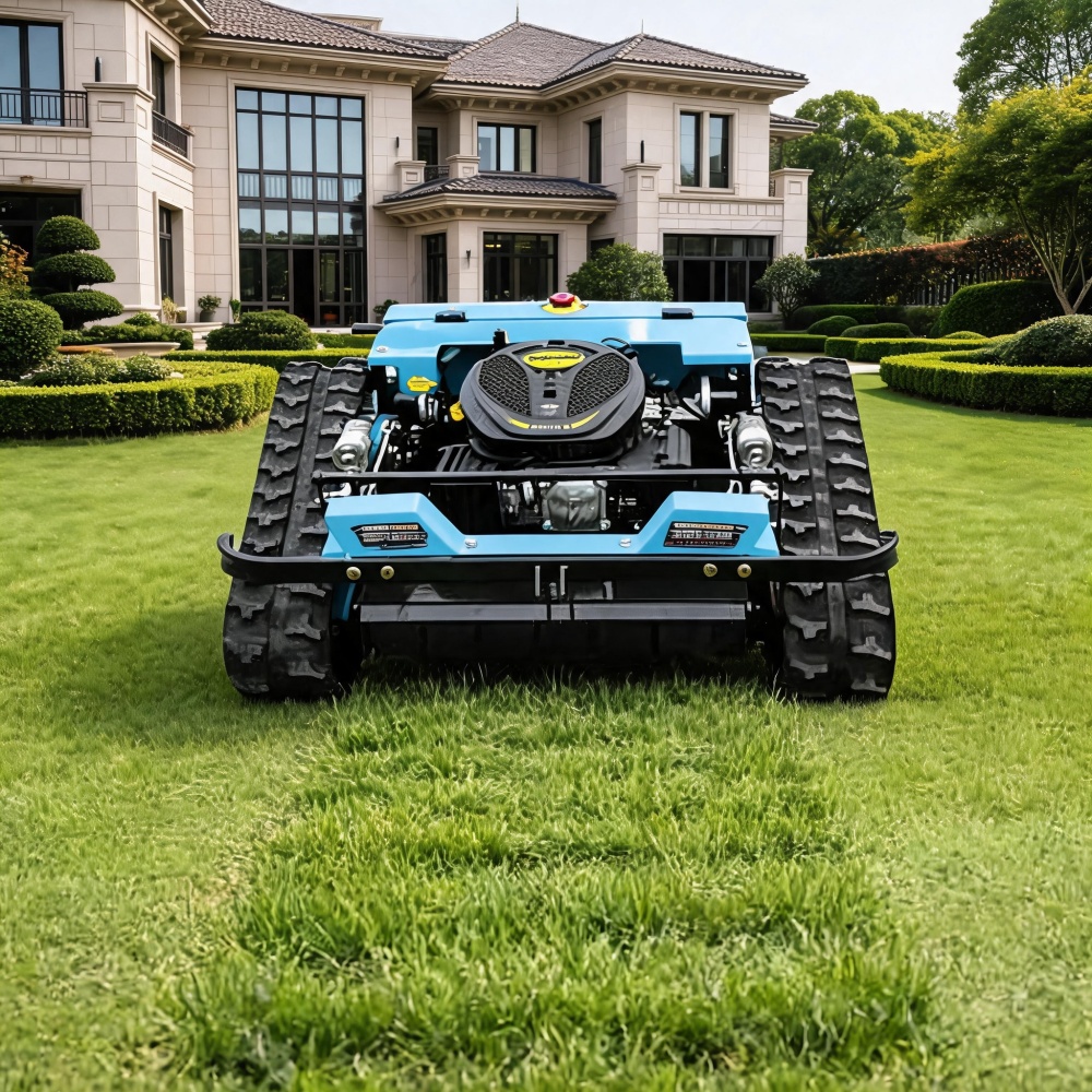 Farming Zero - Cortador de Grama Pequeno com Esteiras,
