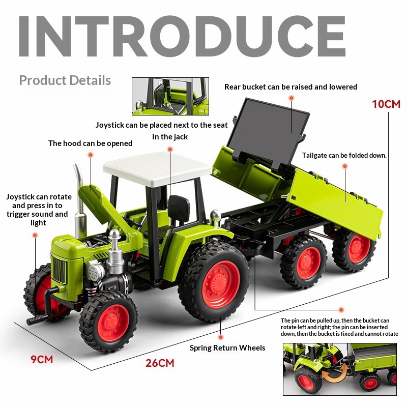 Agriculture Farming In Goa - Modelo de Trator Agrícola em Liga