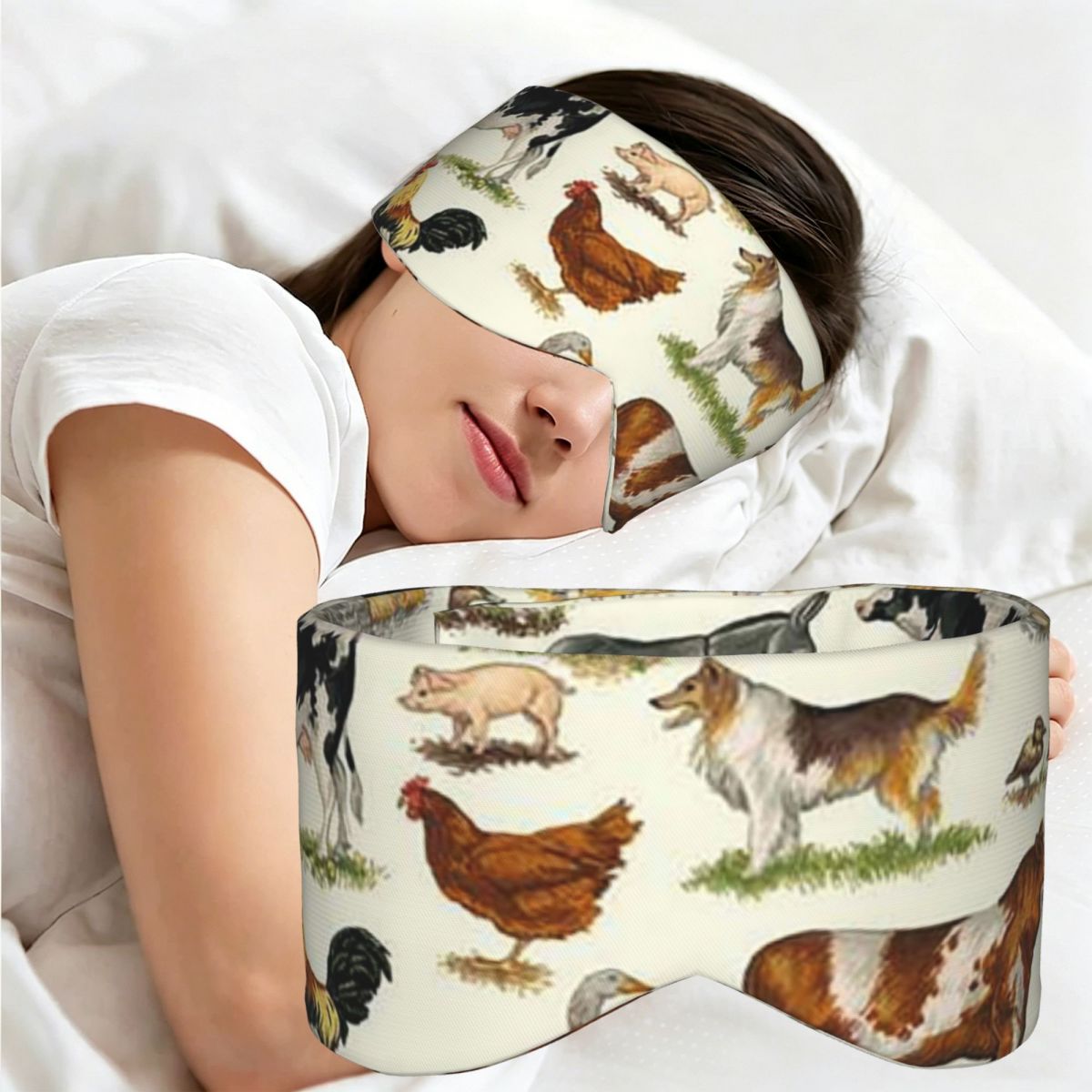 Máscara de dormir para animais - Farming & Agriculture Word Stacks avaliação e preço