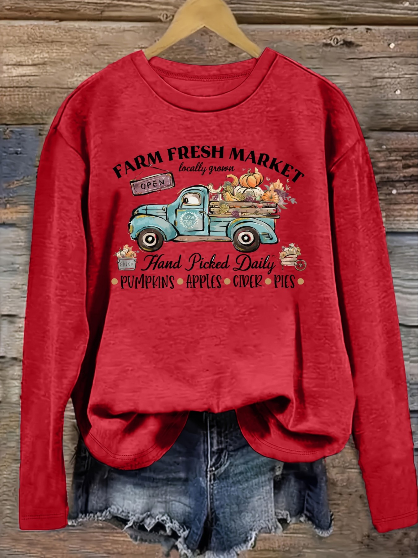 Camiseta Feminina Casual de Ma - Farming & Agriculture Word Stacks avaliação e preço