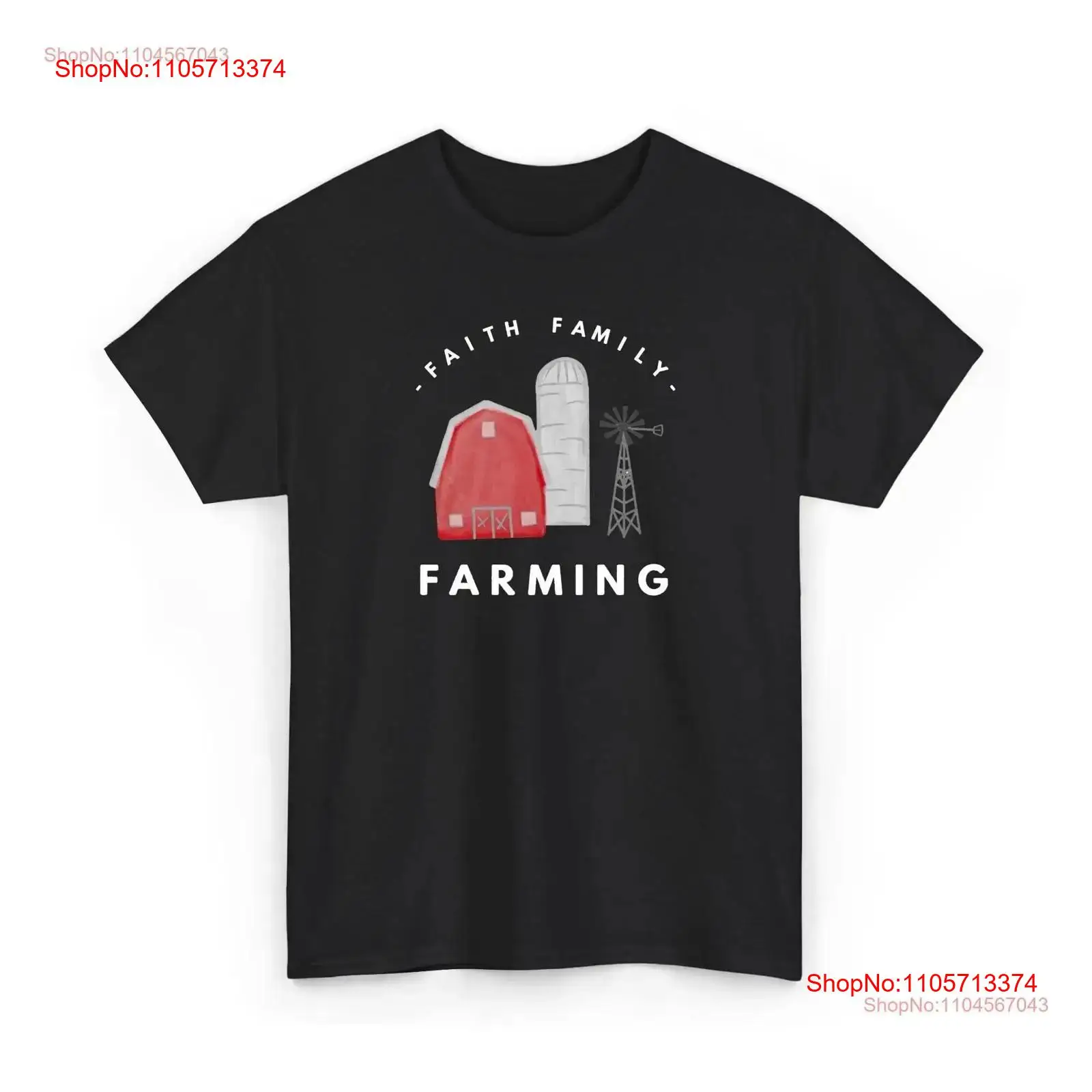 Camiseta Faith Family Farming, - Farming Agriculture Video avaliação e preço