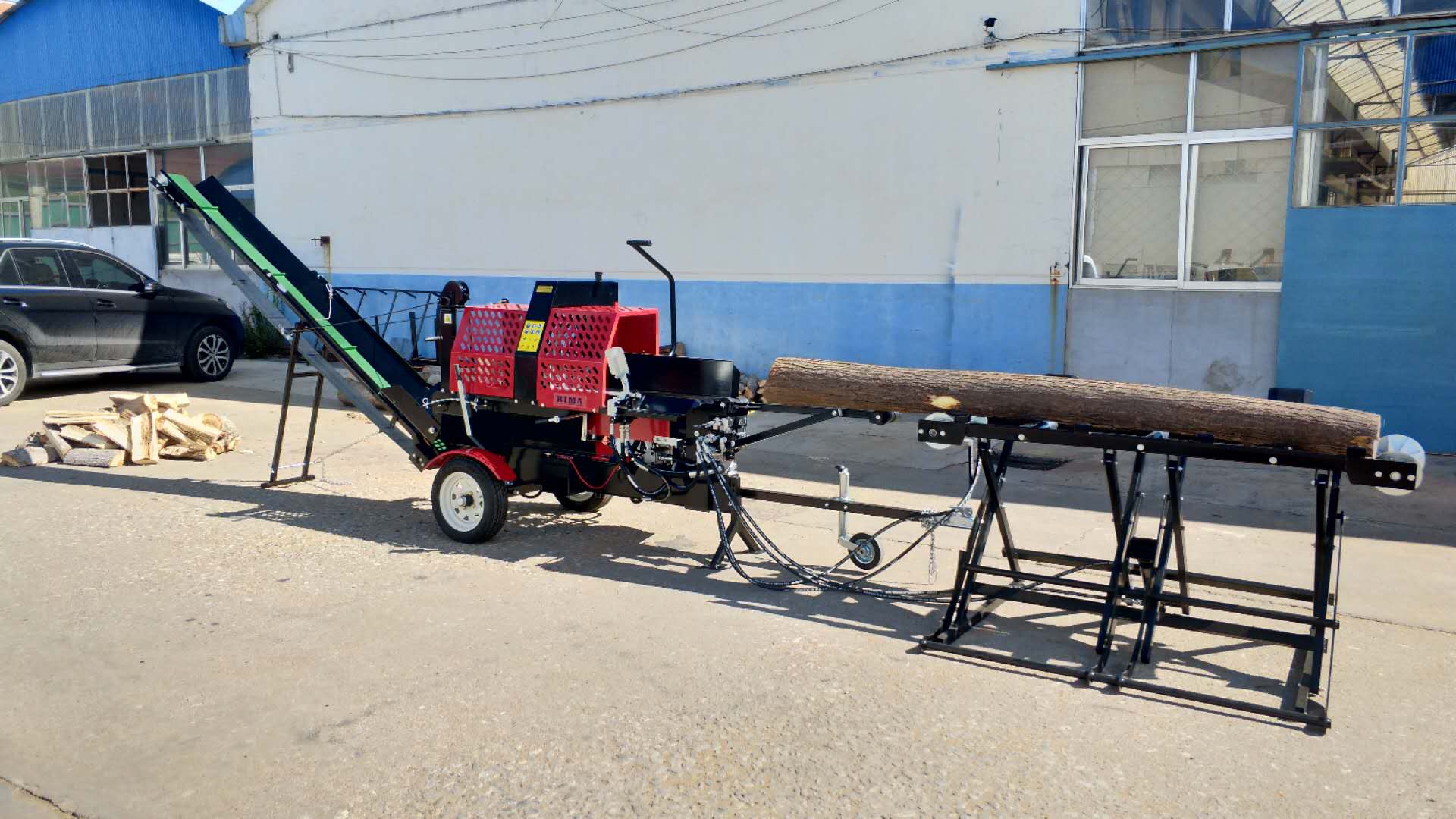 Processador de Lenha YG-20T, M - Farming Agriculture Video avaliação e preço